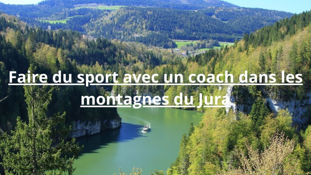 Faire du sport avec un coach dans les montagnes du Jura